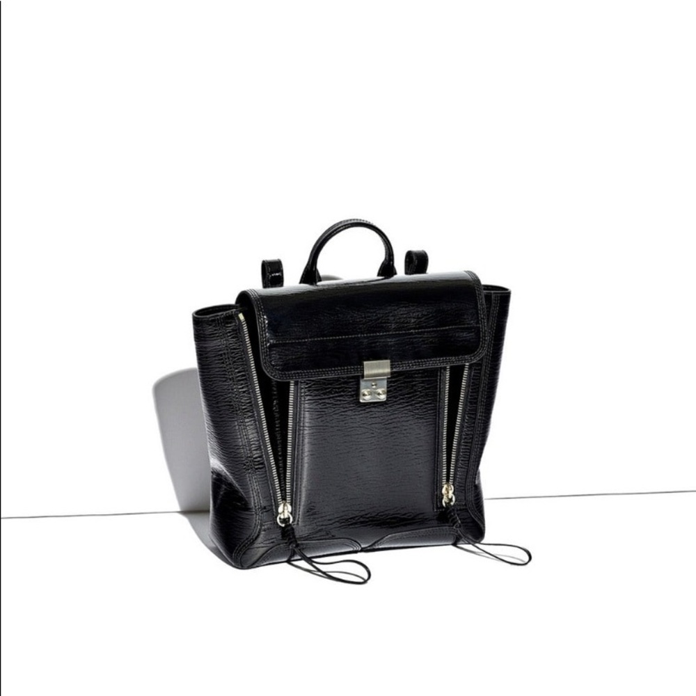 3.1 Phillip Lim Black Leather Backpack - Picture 1 of 4